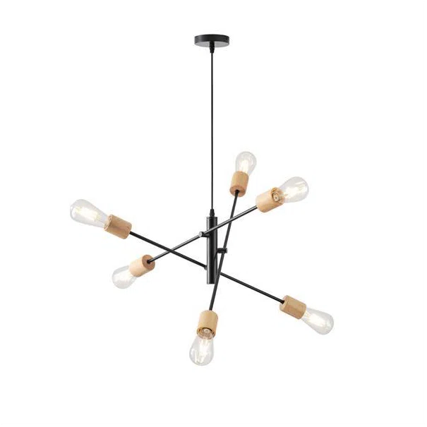 Φωτιστικό Οροφής Πολύφωτο Eurolamp Edison 144-30122