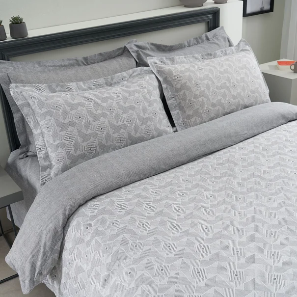 Παπλωματοθήκη King Size (Σετ 260x240) 2 Όψεων Vesta Geneva 1