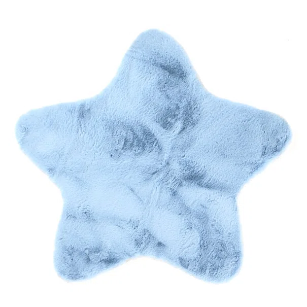 Παιδικό Χαλί Γούνινο (100x100) Royal Carpet Bunny Kids Star Blue