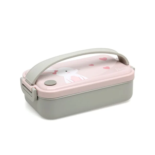 Φαγητοδοχείο 550ml (19x11x6) Kiokids Lovely Bunny 3531
