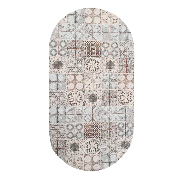 Οβάλ Χαλί Διαδρόμου (75x150) Royal Carpet Canvas 709Z