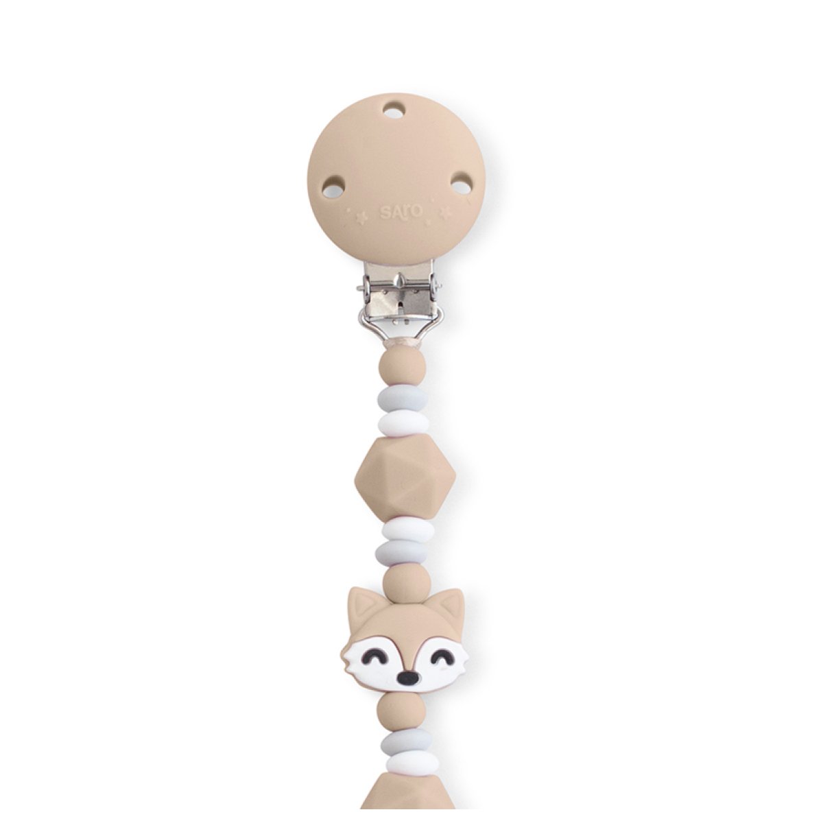 Κλιπ Πιπίλας Saro Foxy Beige 14378