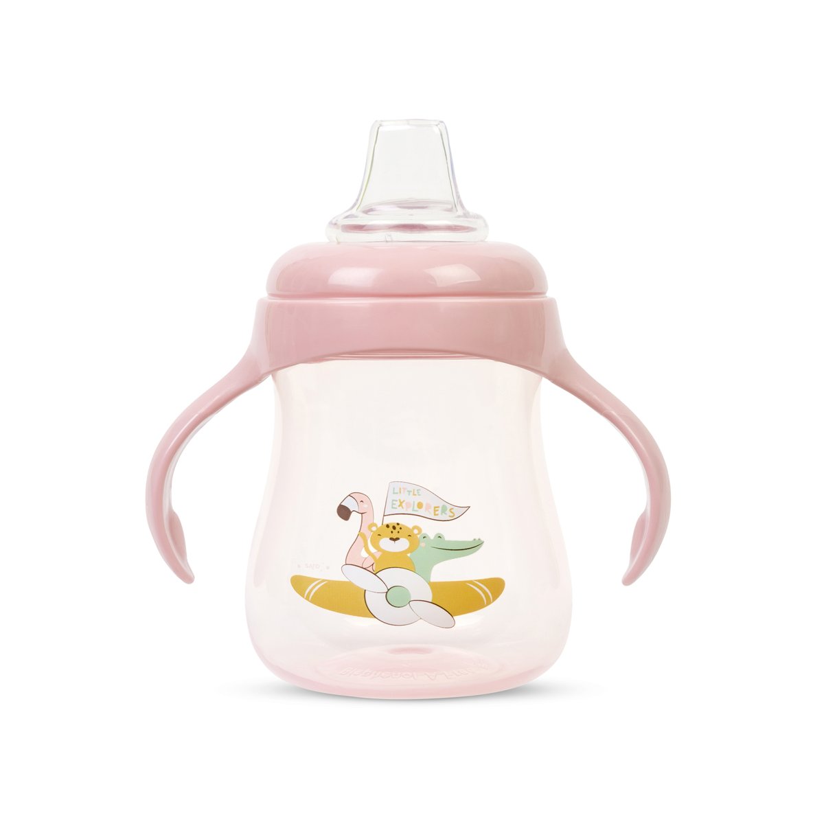 Ποτήρι Εκπαιδευτικό 250Ml Saro Little Explorers Ροζ 51406 Παιδικά Είδη Φαγητού & Αξεσουάρ Σερβιρίσματος Εκπαίδευσης Spitishop