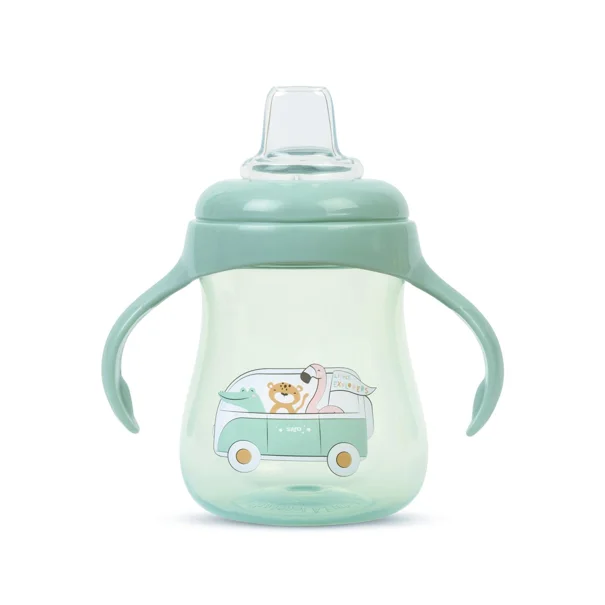 Ποτήρι Εκπαιδευτικό 250ml Saro Little Explorers Μέντα 51404