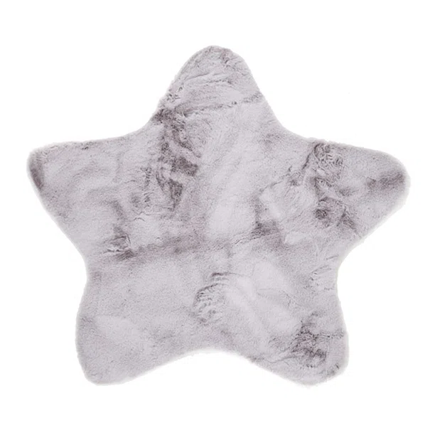 Παιδικό Χαλί Γούνινο (100x100) Royal Carpet Bunny Kids Star Silver
