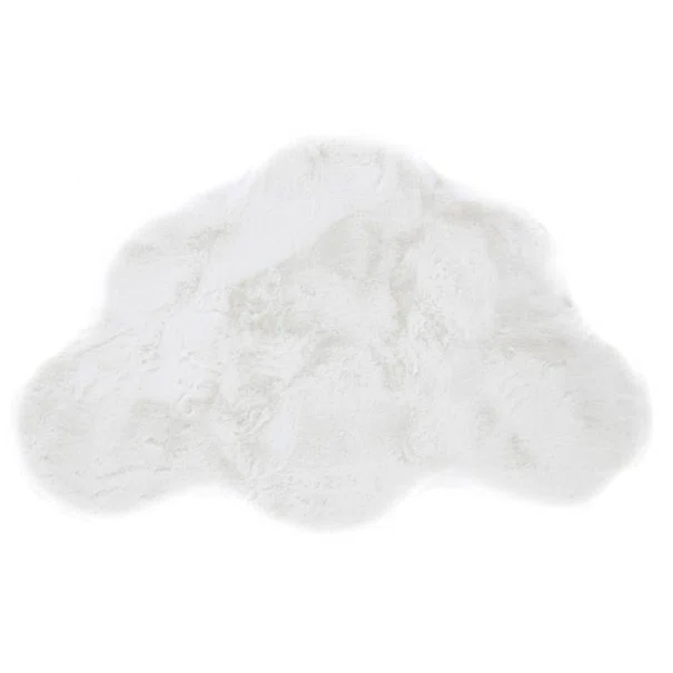 Παιδικό Χαλί Γούνινο (100x100) Royal Carpet Bunny Kids Star White