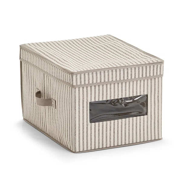 Κουτί Αποθήκευσης (39.5x30x25) Z-L Stripes Beige 14644