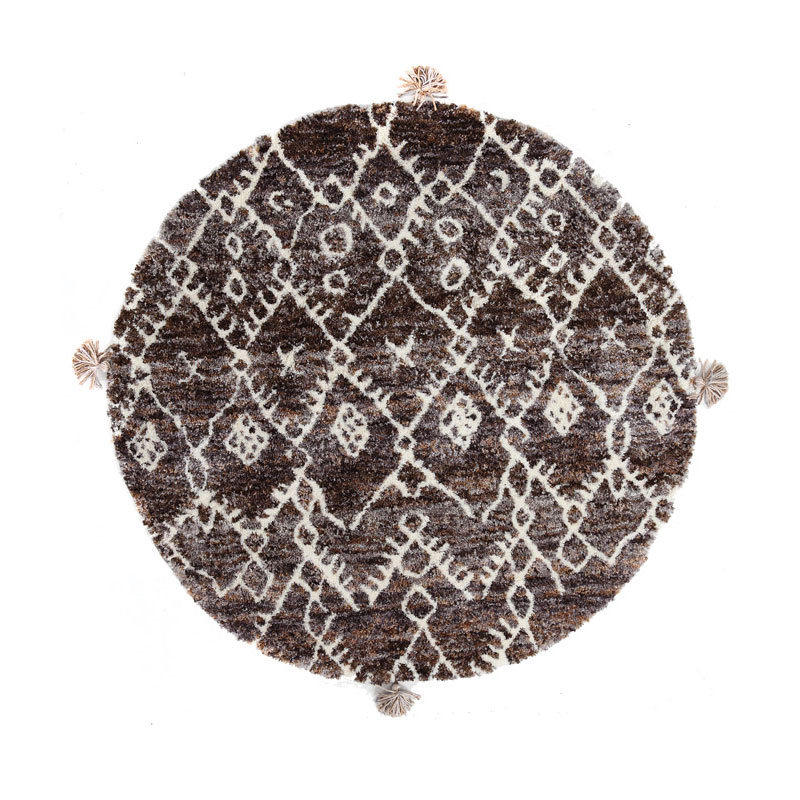 Στρογγυλό Χαλί (Φ154) Royal Carpet Terra 5002 38 Χαλιά Σαλονιού Χειμερινά Boho Spitishop