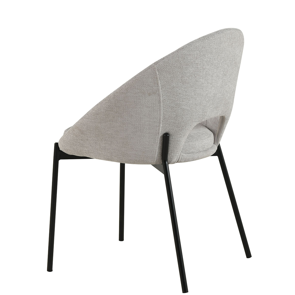 Καρέκλα Τραπεζαρίας (60X63X83) Spitishop Iris L Grey Έπιπλα Κουζίνας & Καρέκλες Spitishop