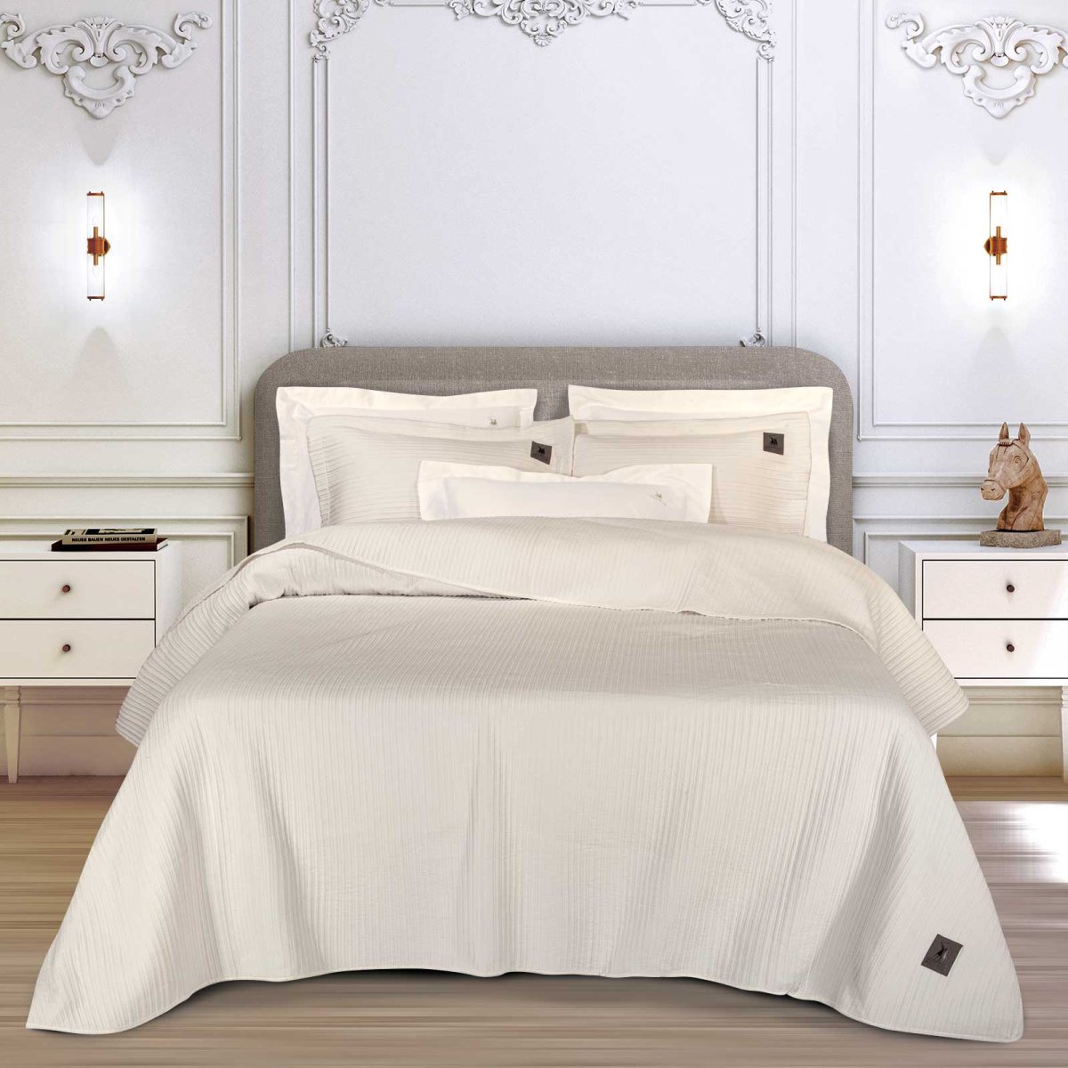 Κουβερλί King Size (240x250) Greenwich Polo Club Essential Lines 4453 White