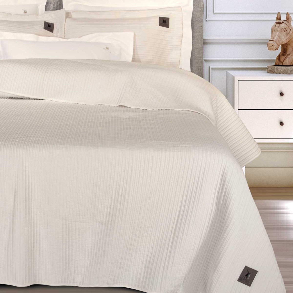 Κουβερλί King Size (240x250) Greenwich Polo Club Essential Lines 4453 White