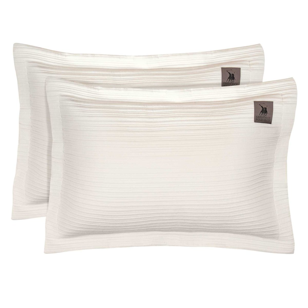 Ζεύγος Μαξιλαροθήκες Καπιτονέ (50x70) Greenwich Polo Club Essential Lines 4453 White