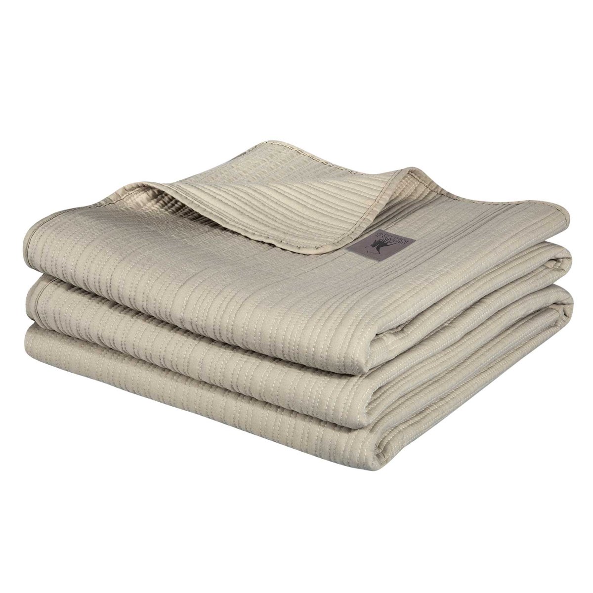 Κουβερλί King Size (240X250) Greenwich Polo Club Essential Lines 4455 Taupe Λευκά Είδη Κρεβατοκάμαρας Spitishop