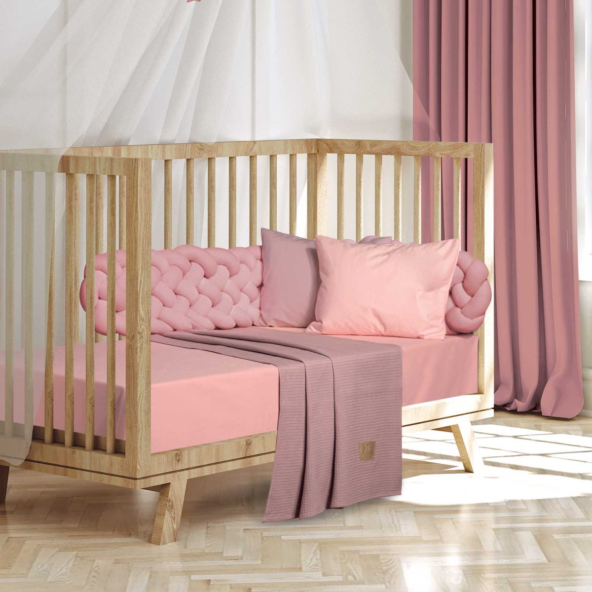 Κουβέρτα Πικέ Κούνιας (110x150) Greenwich Polo Club Baby 8872 Pink