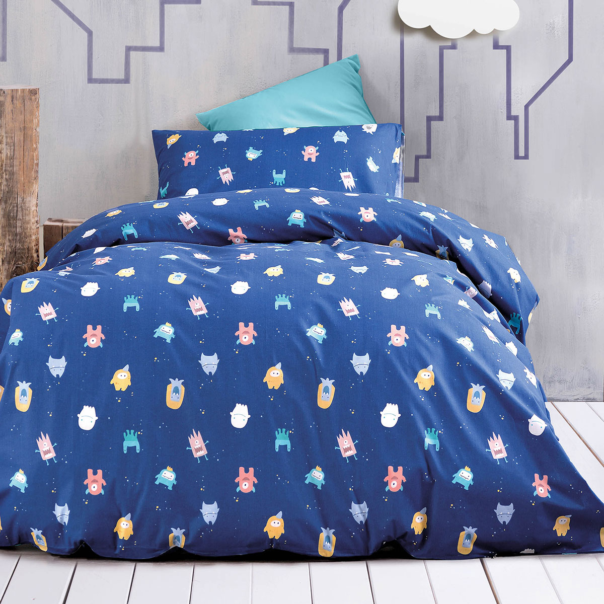 Πάπλωμα Μονό (Σετ 160x240) Rythmos Kids Busters