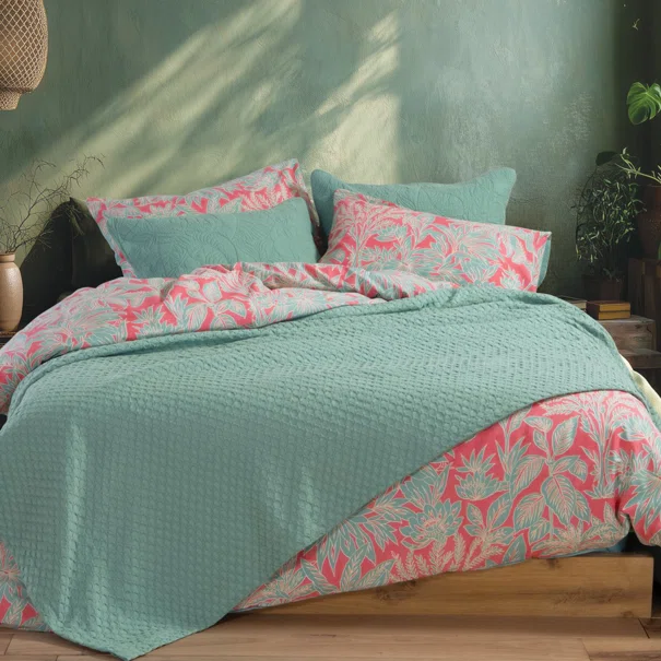 Κουβέρτα Πικέ Υπέρδιπλη (230x240) Nef-Nef Homeware Elmer Deep Green