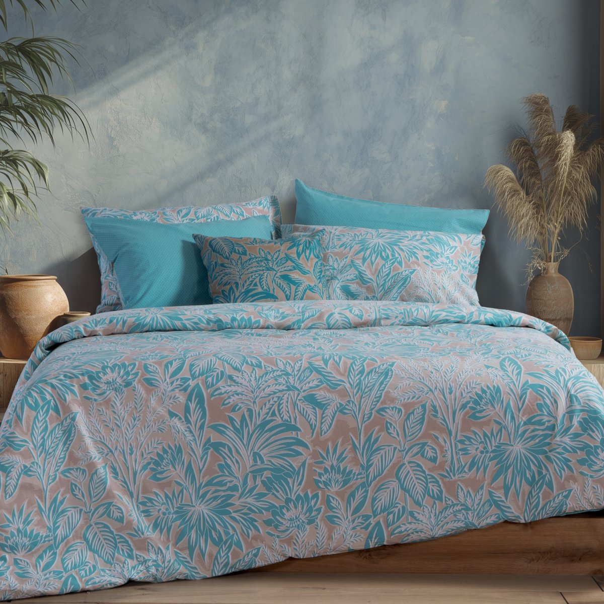 Σεντόνια Μονά (Σετ) Nef-Nef Homeware Blue Charisma Blue