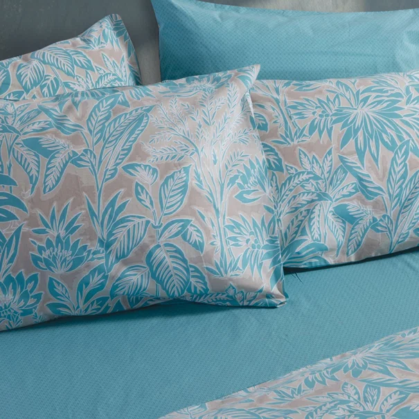 Μαξιλαροθήκη (52x72) Nef-Nef Homeware Blue Charisma Blue