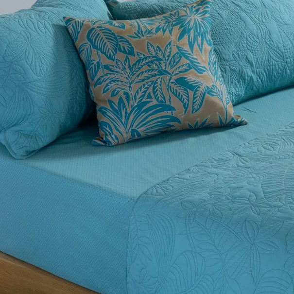Κουβερλί Υπέρδιπλο (230x240) Nef-Nef Homeware Blue Charisma Blue
