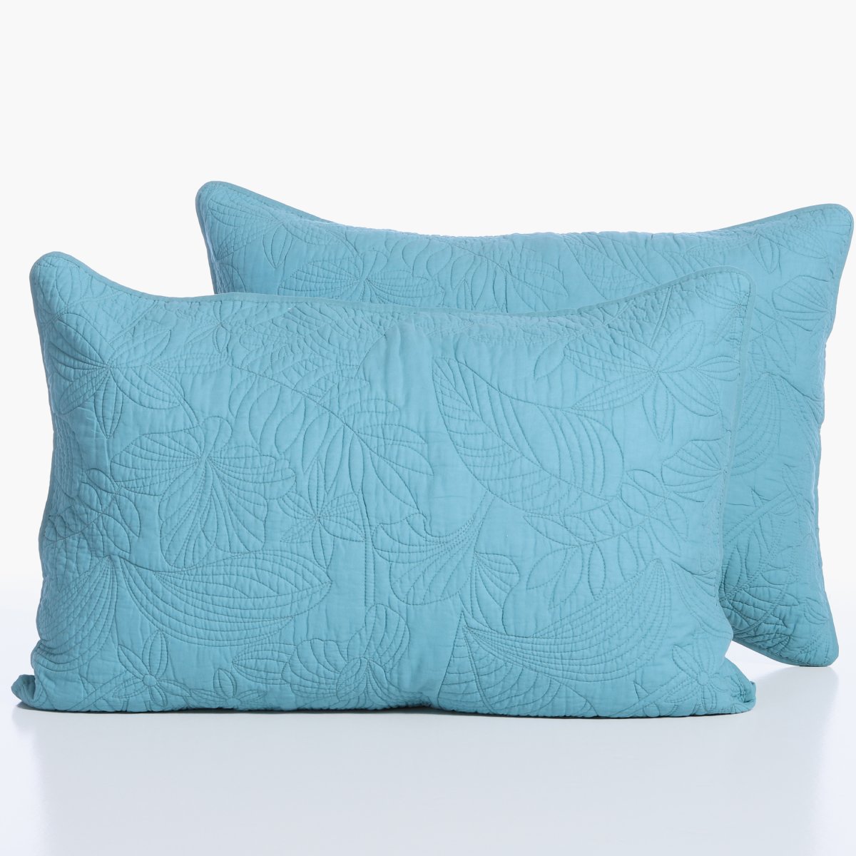 Ζεύγος Μαξιλαροθήκες Καπιτονέ (52X72) Nef-Nef Homeware Blue Charisma Λευκά Είδη Κρεβατοκάμαρας Ύπνου Σετ Spitishop