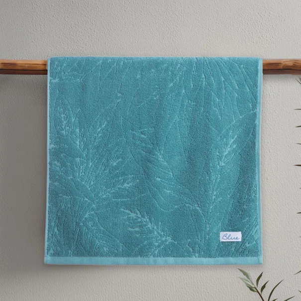 Πετσέτα Χεριών (30x50) Nef-Nef Homeware Blue Charisma Petrol 550gsm