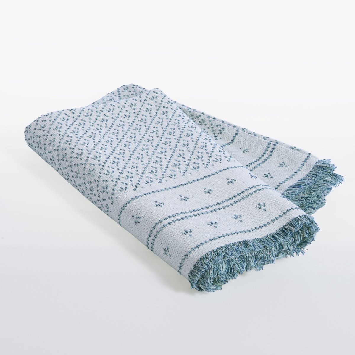 Ριχτάρι Καναπέ Διθέσιου (170X250) Nef-Nef Homeware Blue Ishmar Λευκά Είδη Σαλονιού Ριχτάρια Καλοκαιρινά All Season Spitishop