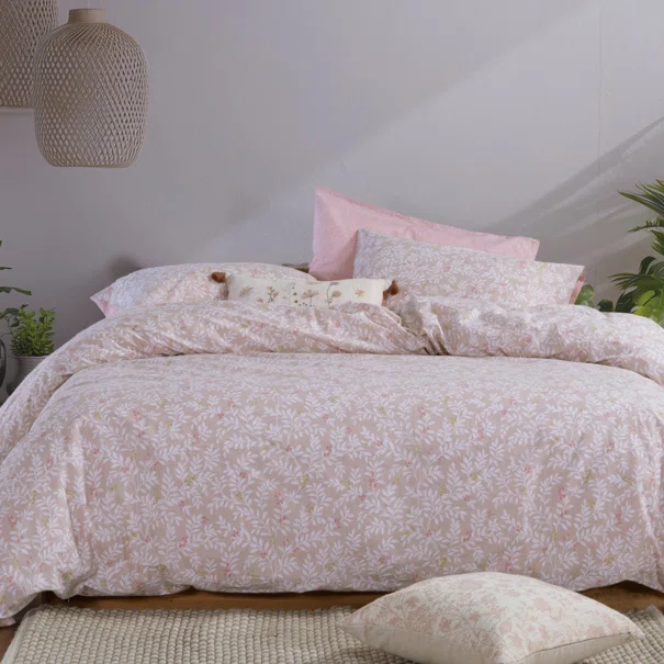 Σεντόνια Διπλά (Σετ) Nef-Nef Homeware Smart Cylia Beige