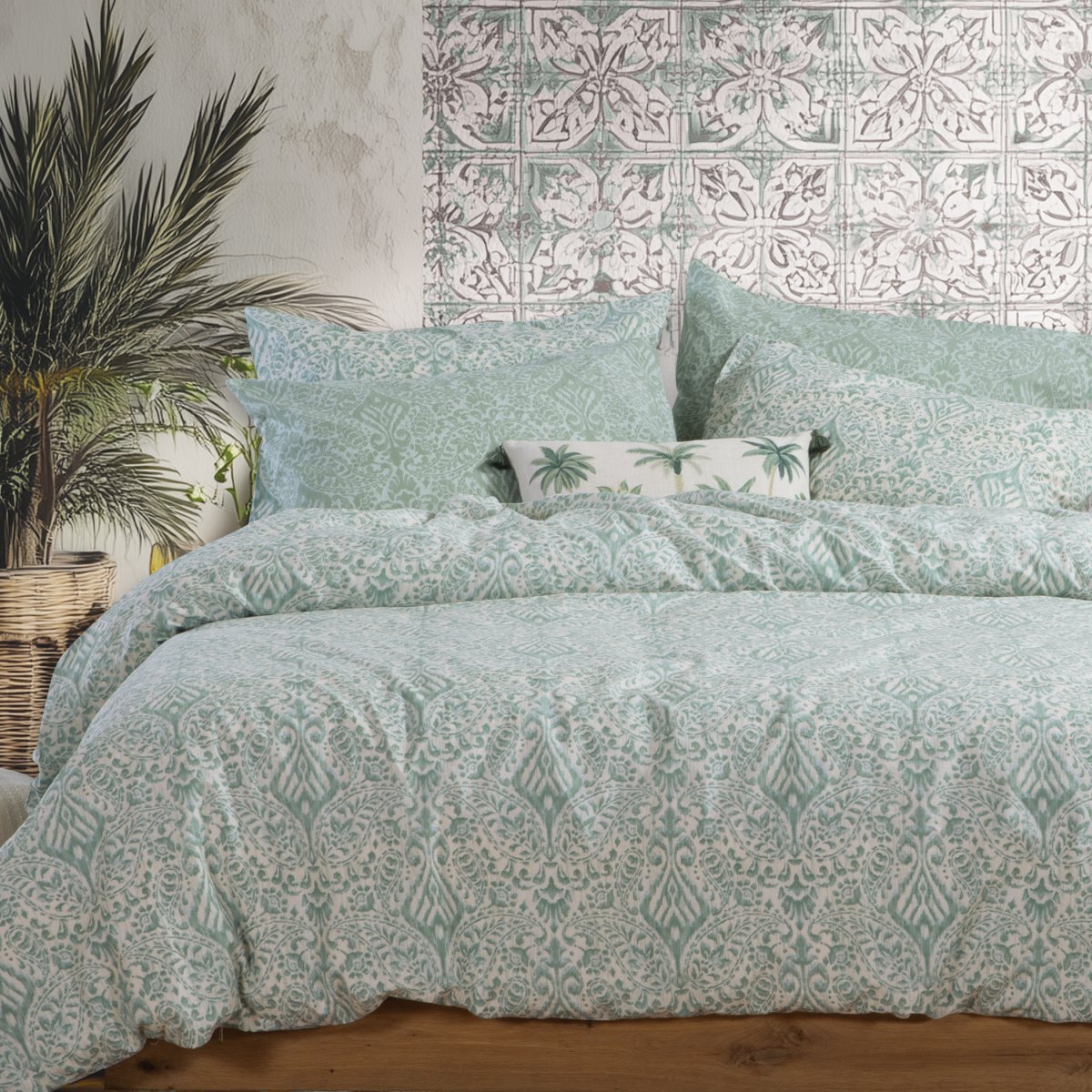 Σεντόνια Υπέρδιπλα (Σετ) Nef-Nef Homeware Smart Jetrix Green