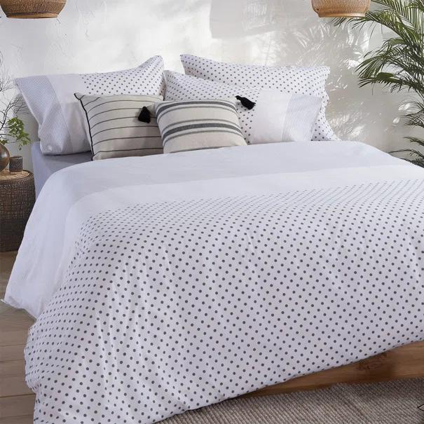 Σεντόνια Υπέρδιπλα (Σετ) Nef-Nef Homeware Smart Donter 26 Ecru - Anthracite