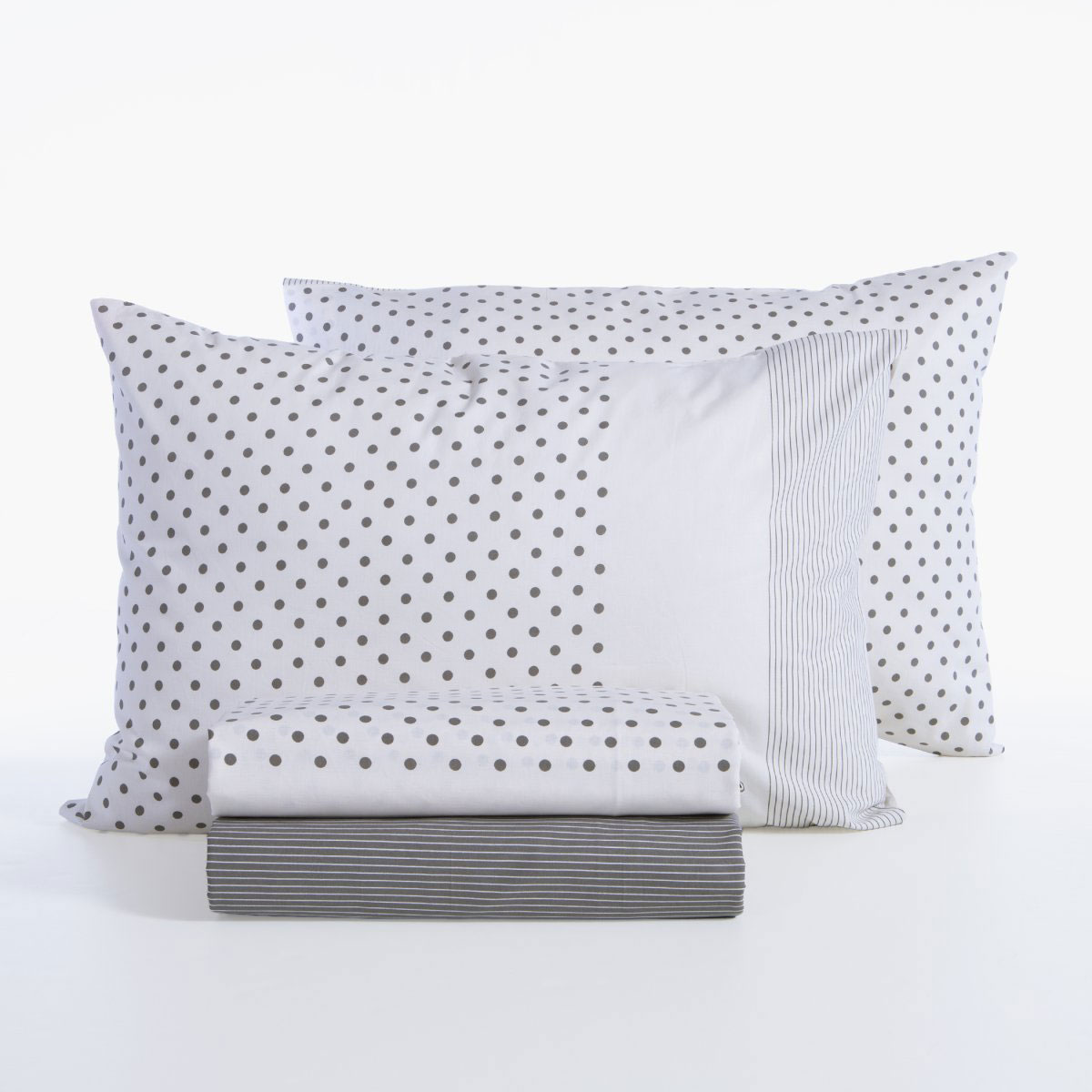 Σεντόνια Υπέρδιπλα (Σετ) Nef-Nef Homeware Smart Donter 26 Ecru - Anthracite Λευκά Είδη Κρεβατοκάμαρας Σετ Nef Spitishop