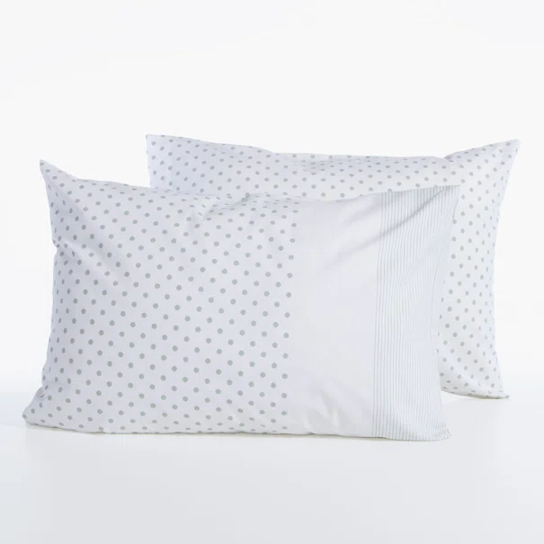 Μαξιλαροθήκη (52x72) Nef-Nef Homeware Smart Donter 26 Ecru - Green