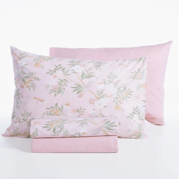 Σεντόνια Μονά (Σετ) Nef-Nef Homeware Smart Dreamel Pink