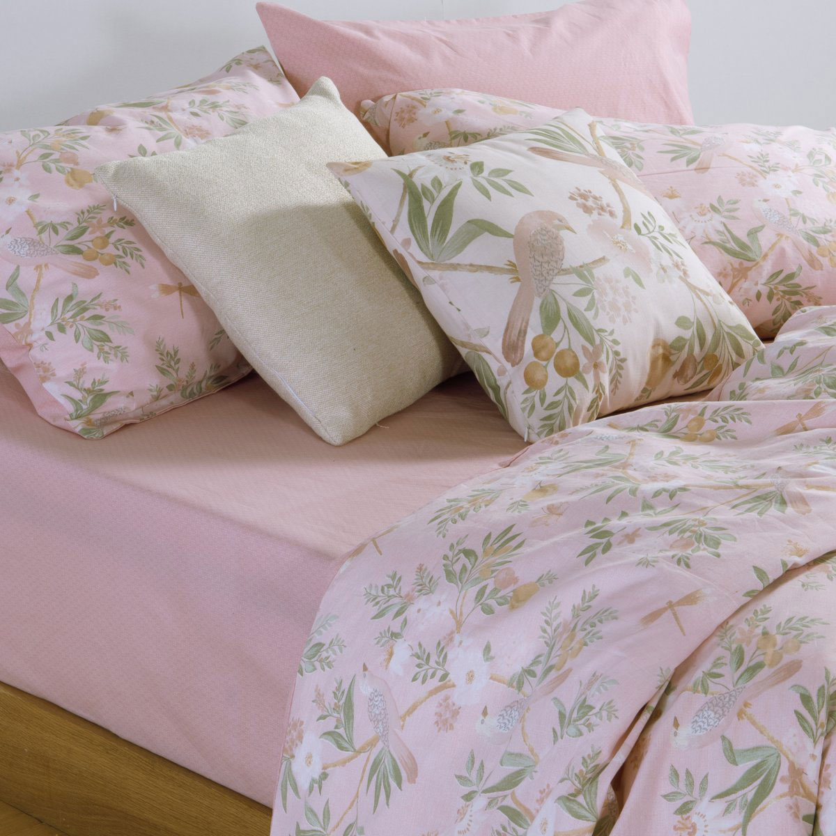 Σεντόνια Μονά (Σετ) Nef-Nef Homeware Smart Dreamel Pink Λευκά Είδη Κρεβατοκάμαρας με Λάστιχο Spitishop