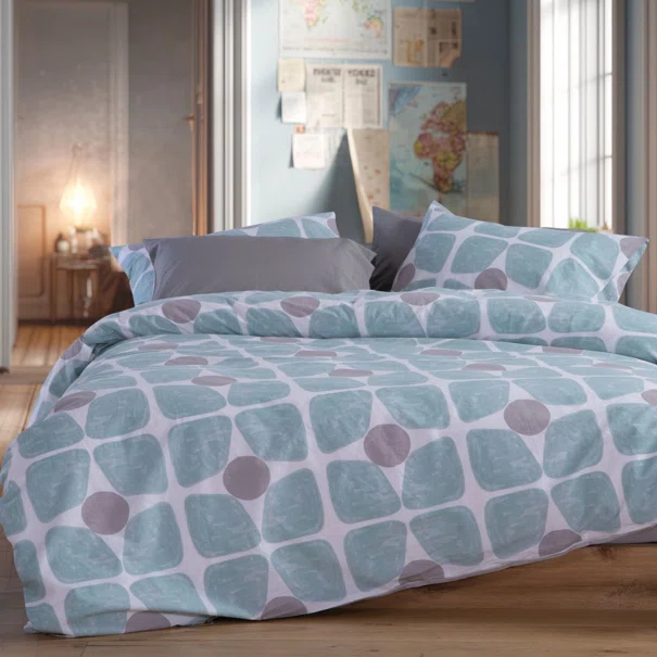 Σεντόνια King Size (Σετ) Nef-Nef Homeware Casual Coreo Aqua