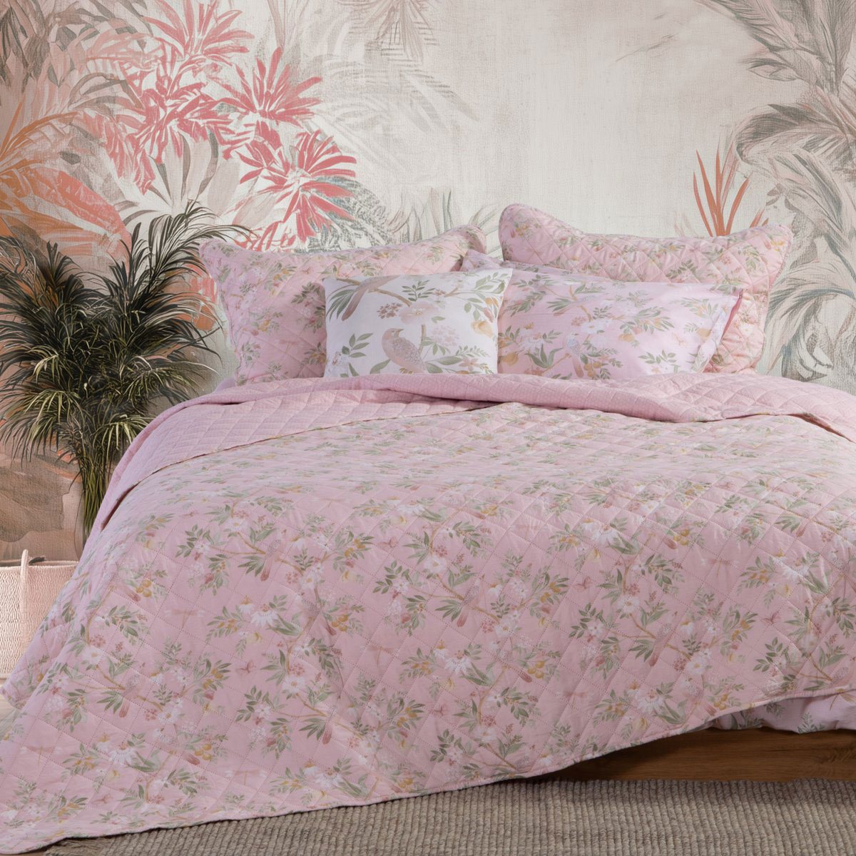 Κουβερλί Ημίδιπλο (180x240) Nef-Nef Homeware Dreamel Pink