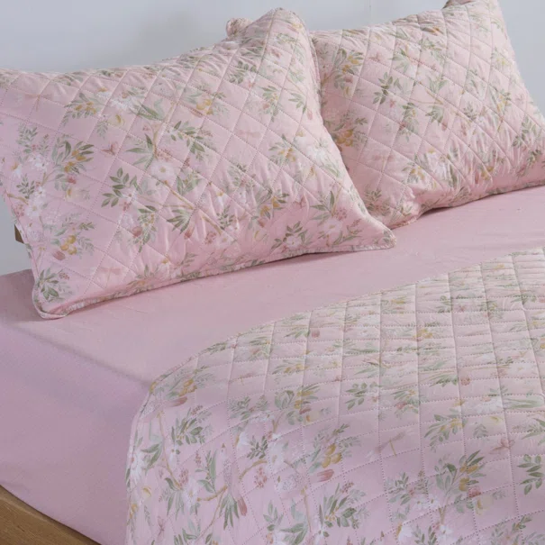 Κουβερλί Υπέρδιπλο (230x240) 2 Όψεων Nef-Nef Homeware Dreamel Pink