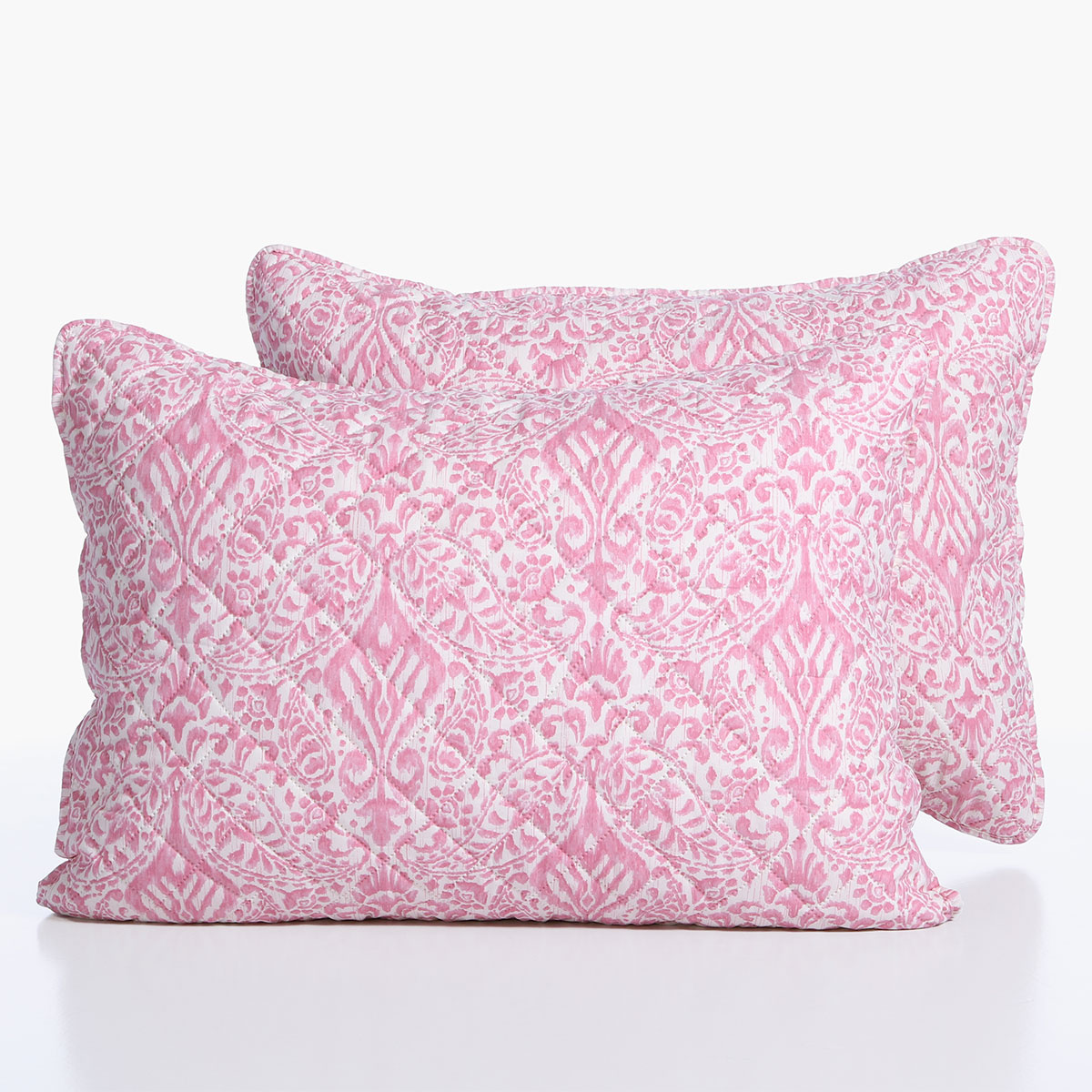 Ζεύγος Μαξιλαροθήκες Καπιτονέ (52X72) Nef-Nef Homeware Jetrix Berry Λευκά Είδη Κρεβατοκάμαρας Ύπνου Σετ Spitishop