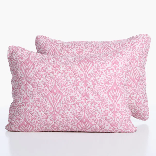 Ζεύγος Μαξιλαροθήκες Καπιτονέ (52x72) Nef-Nef Homeware Jetrix Berry