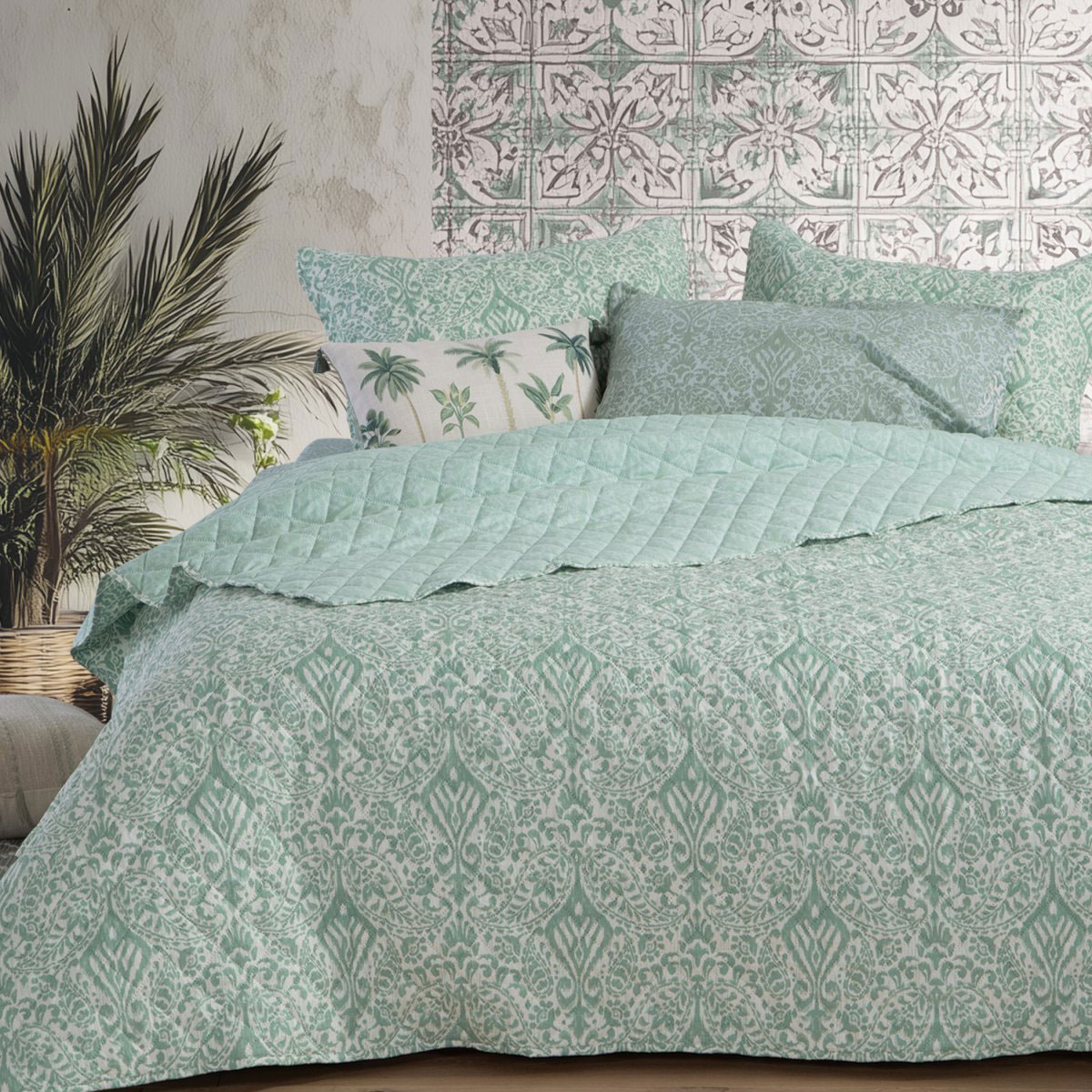 Κουβερλί Ημίδιπλο (180x240) Nef-Nef Homeware Jetrix Green