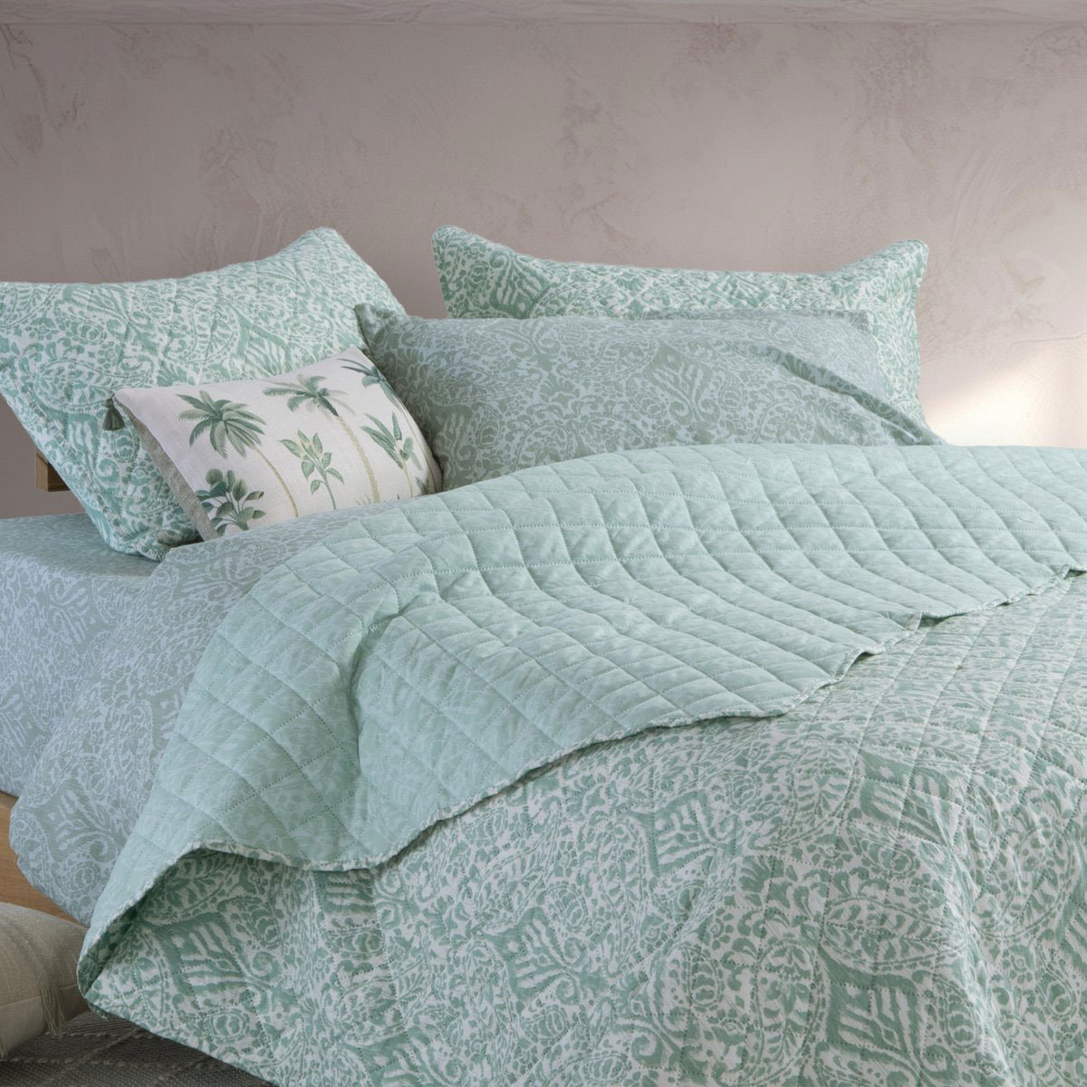 Κουβερλί Υπέρδιπλο (230X240) 2 Όψεων Nef-Nef Homeware Jetrix Green Λευκά Είδη Κρεβατοκάμαρας Υπέρδιπλα Spitishop