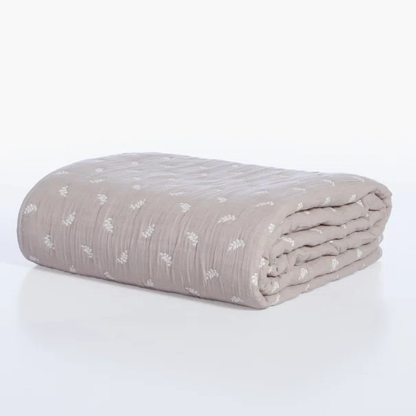 Κουβερλί Υπέρδιπλο (230x240) 2 Όψεων Nef-Nef Homeware Surreal Beige