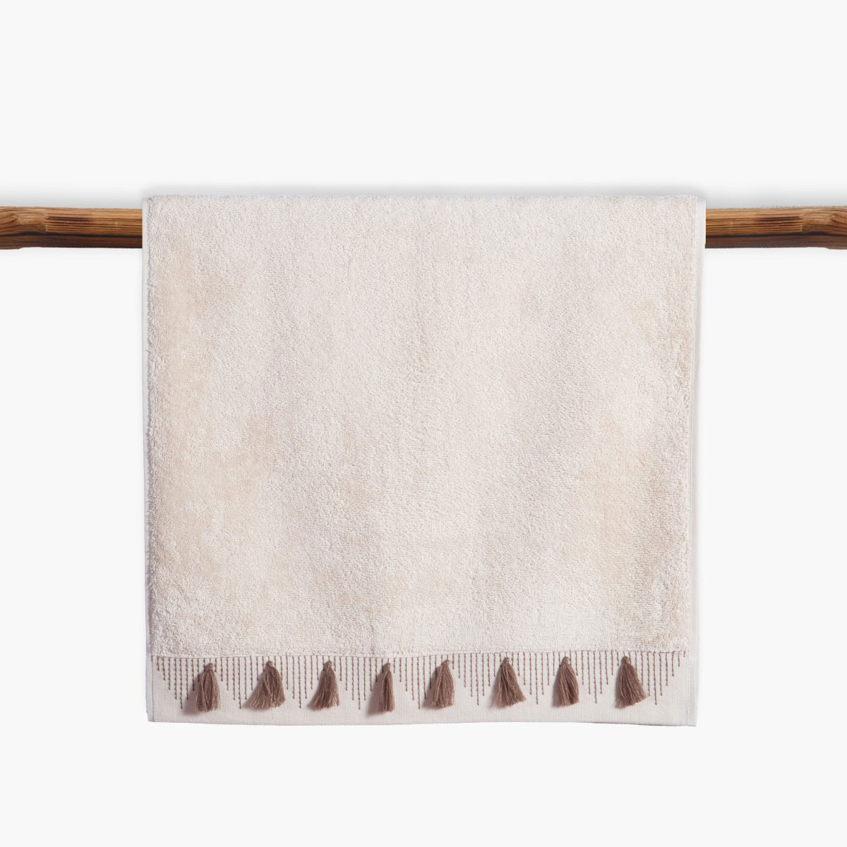 Πετσέτες Μπάνιου (Σετ 3Τμχ) Nef-Nef Homeware Serenity Momentum Beige 500Gsm Λευκά Είδη Σετ Spitishop