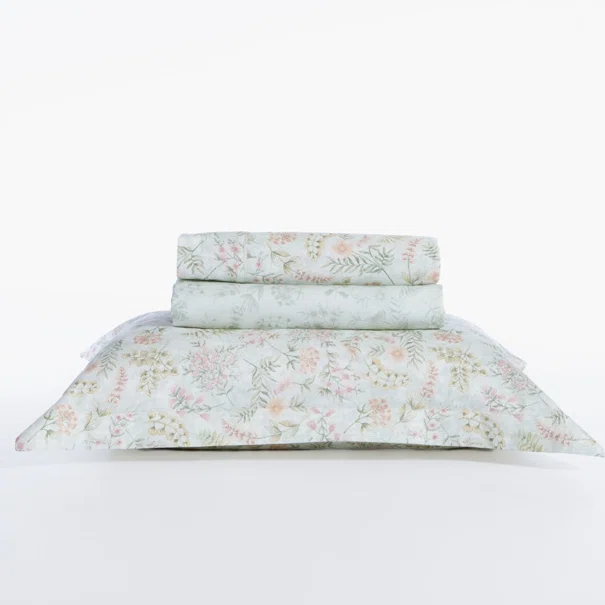 Σεντόνια Υπέρδιπλα (Σετ) Nef-Nef Homeware Premium Blessing Mint