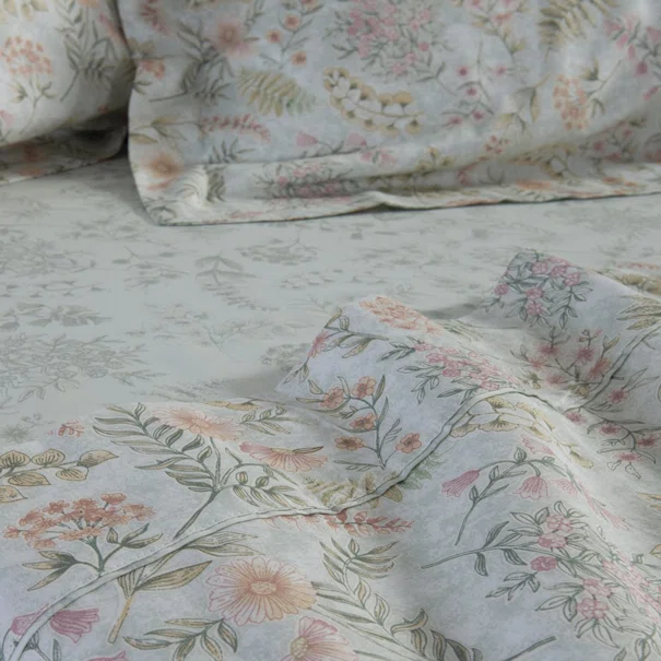 Σεντόνια Υπέρδιπλα (Σετ) Nef-Nef Homeware Premium Blessing Mint