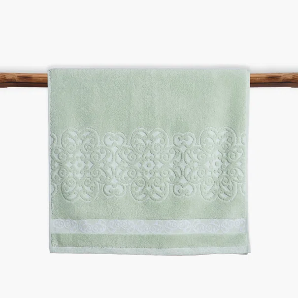 Πετσέτα Προσώπου (50x90) Nef-Nef Homeware Zaphira Mint 550gsm