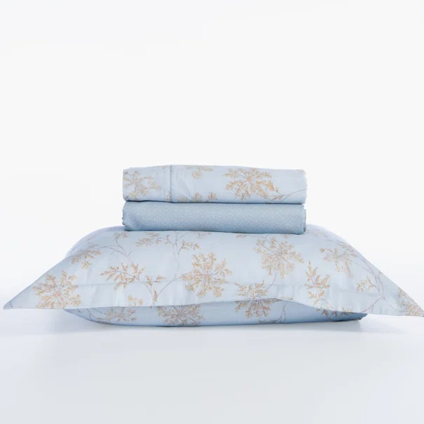 Σεντόνια Υπέρδιπλα (Σετ) Nef-Nef Homeware Premium Foxy Silver - Blue