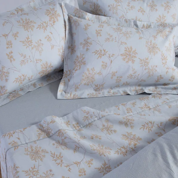 Σεντόνια Υπέρδιπλα (Σετ) Nef-Nef Homeware Premium Foxy Silver - Blue