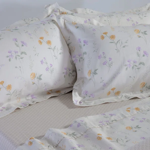 Σεντόνια Υπέρδιπλα (Σετ) Nef-Nef Homeware Premium Rozaria