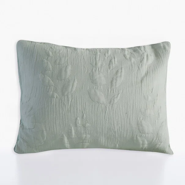 Ζεύγος Μαξιλαροθήκες Καπιτονέ (52x72) Nef-Nef Homeware Premium Emily Mint