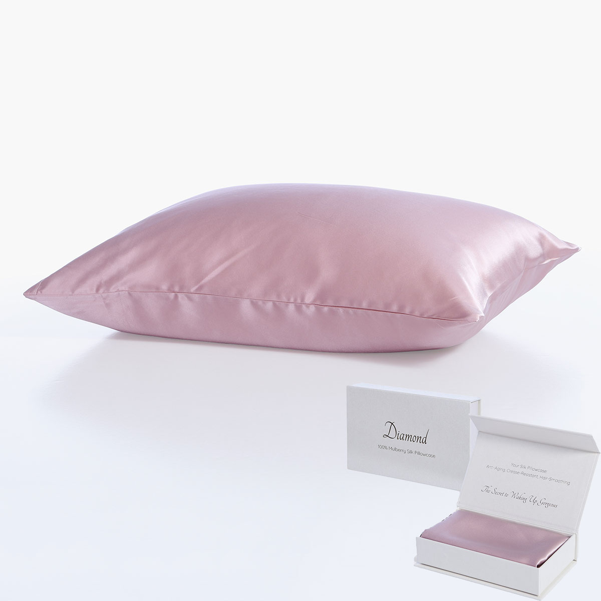 Μεταξωτή Μαξιλαροθήκη (50x70) Nef-Nef Homeware Casual Diamond Lilac